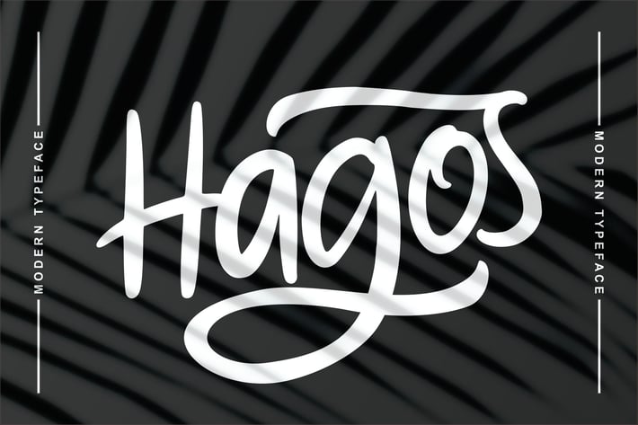 Hagos | Modern Typeface Script