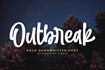Outbreak - Urban Handwritten Font