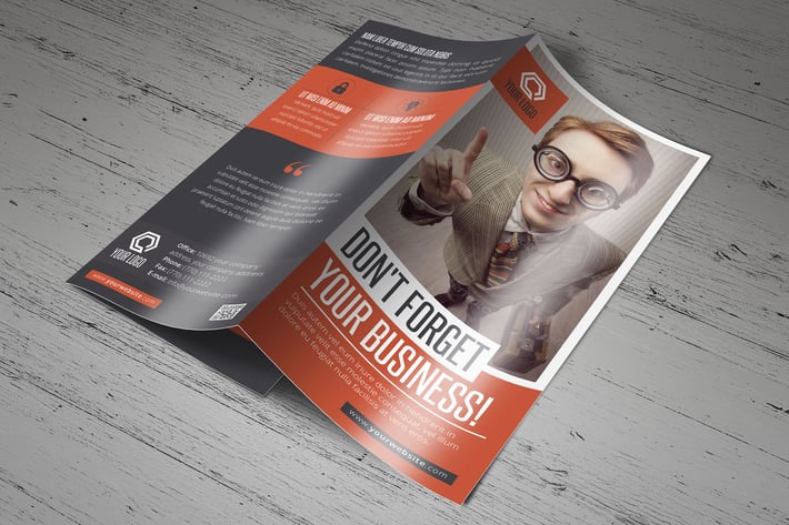 Trifold Brochure Mockup