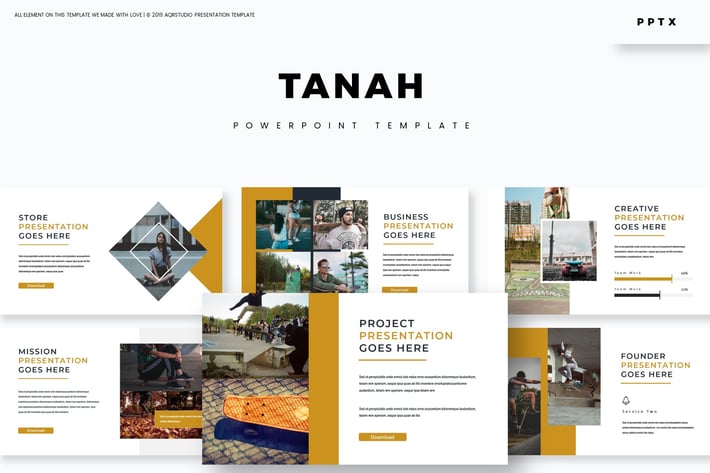 Tanah - Powerpoint Template