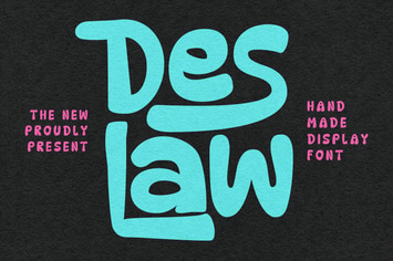Deslaw Handmade Display Font