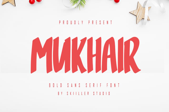 Mukhair - Bold Sans Serif