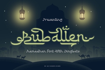 Buballen Arabic Typeface