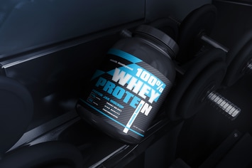 Protein Jar Mockup