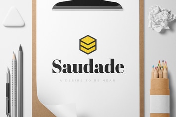 Saudade logo template