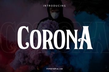 Corona – Display Font