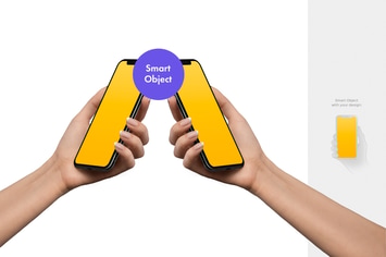 Female Hands in Perspective View - Left and Right