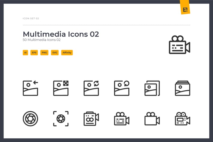 Icono - Multimedia Icon Set 02