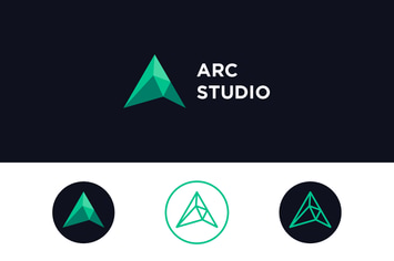 Arc Studio - Letter A Logo 