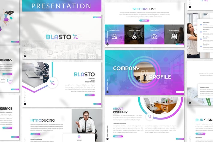Blasto - Creative Prensentation Template