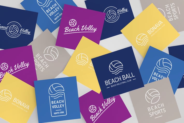 Volleyball Logo Set