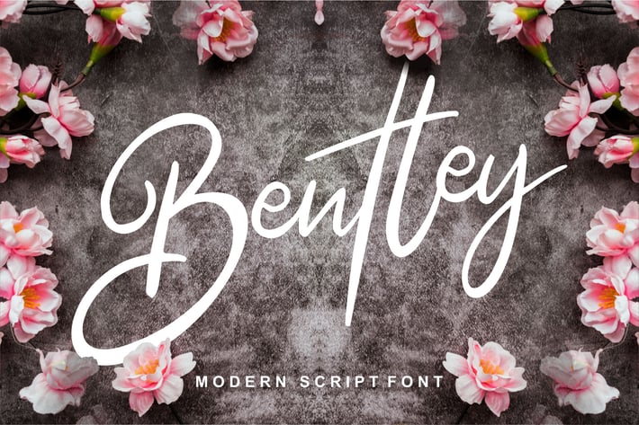 Bentley | Modern Script Font
