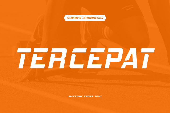 Tercepat | Awesome Sport Font