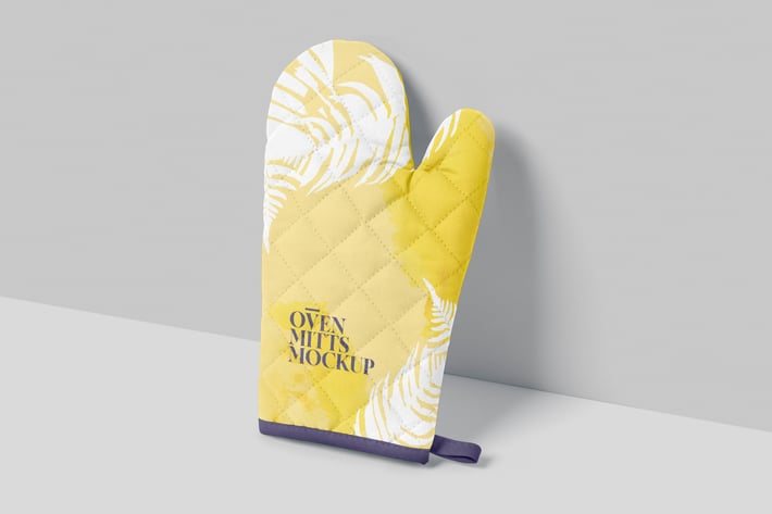 Oven Mittens Mockups