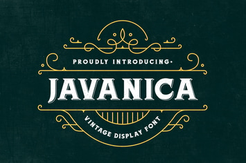 Javanica – Vintage Display Font