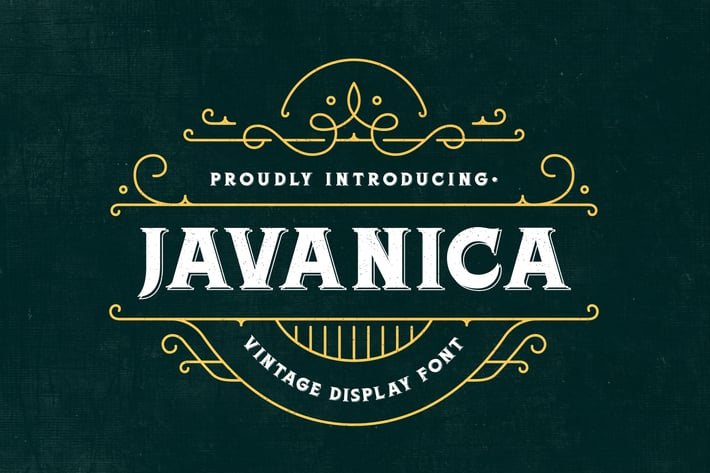 Javanica – Vintage Display Font