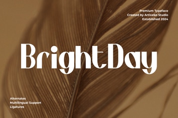 BrightDay Elegant Font