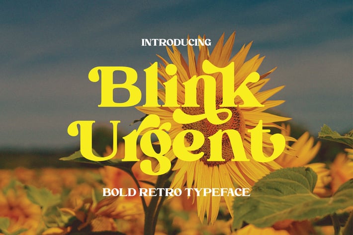 Blink Urgent - Retro Serif Font