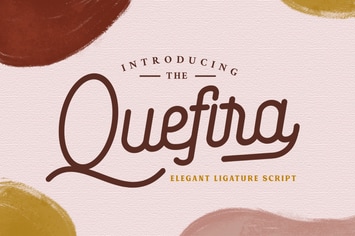 Quefira - Monoline Script Font