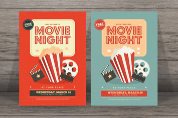 Retro Movie Festival Flyer