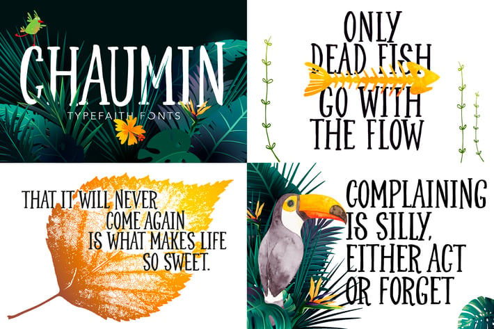 Chaumin Handcrafted Font