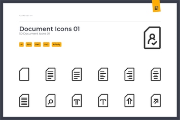 Icono - Documents Icon Set 01