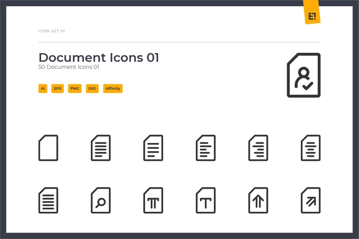 Icono - Documents Icon Set 01