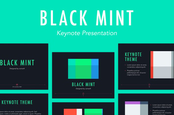 Black Mint Keynote Template