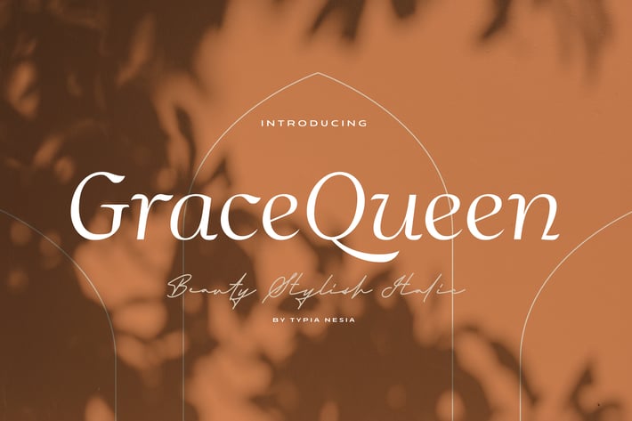 Grace Queen - Beauty Stylish Italic Font