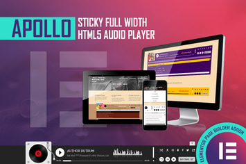 Apollo - HTML5 Audio Player - Elementor Widget