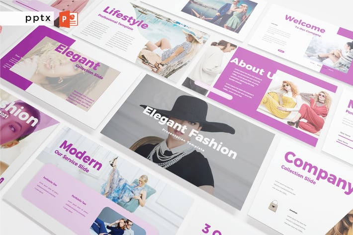 ELEGANT FASHION - Powerpoint V588