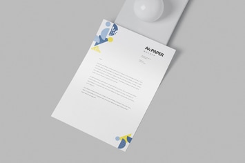 4 A4 Size Paper Mock Ups