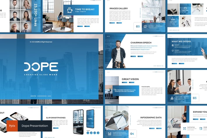 Dope - Creative Powerpoint Template