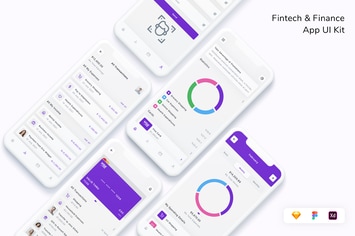 Fintech & Finance App UI Kit
