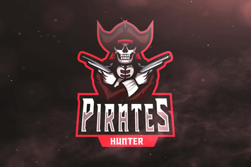 Pirates Hunter Sport and Esports Logo