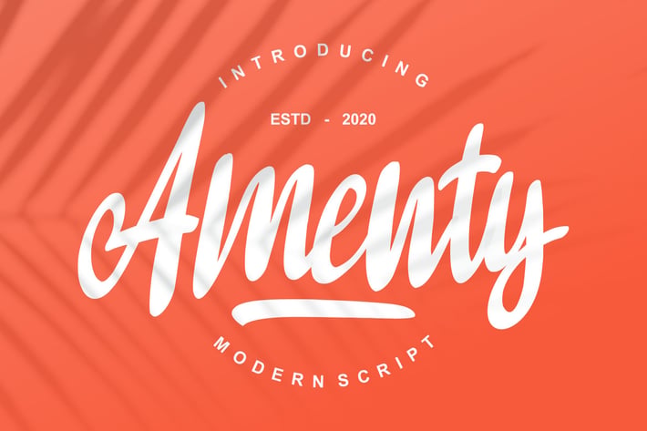 Amenty Modern Script