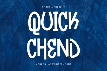 Quick Chend - Chalk & Marker Font