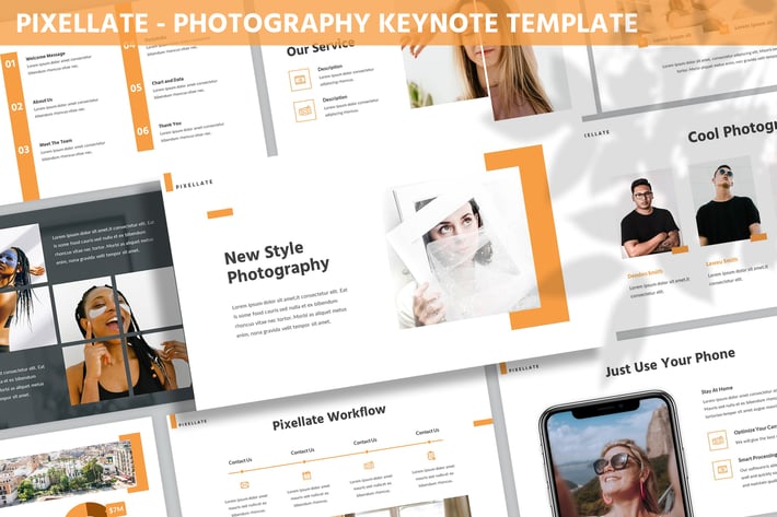 Pixelatte - Photography Keynote Template