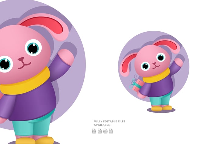 Cute Rabbit Illustration