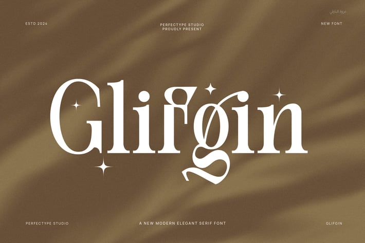 Glifgin Unique Elegant Serif Font