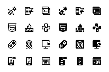 136 Web & Mobile Development Icons