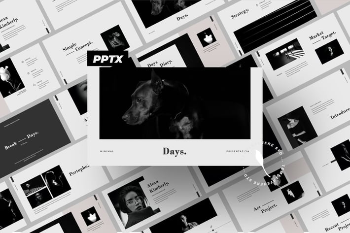 Days Business Minimal Powerpoint Template