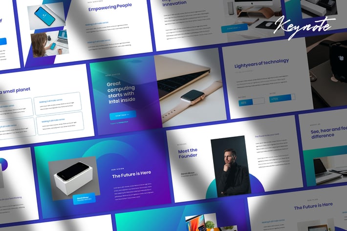Gadget - Tech Theme Keynote Template