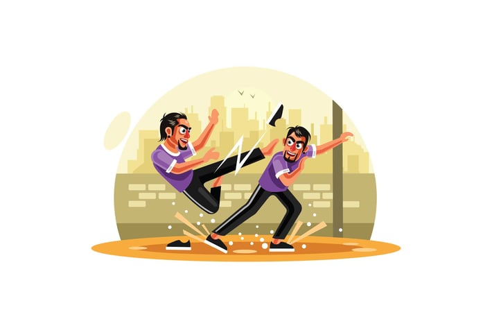 Street Fighter Vector Illustration