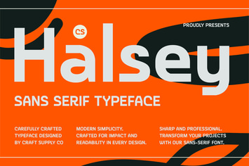 CS Halsey – Sans Serif Typeface