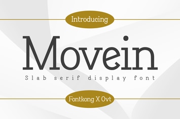 Movein - Slab Serif Display Font