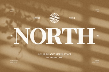 North Elegant Serif Font Typeface