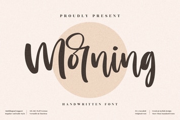 Morning Handwritten Script