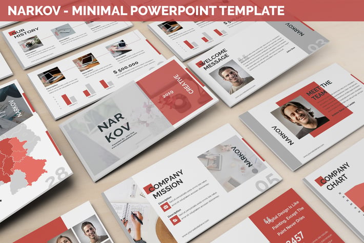 Narkov - Minimal Powerpoint Template
