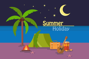 Summer Holiday - Illustration Background